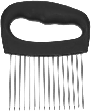 Stainless Steel Onion Slicing Holder for Eggs and Avocados Kitchen