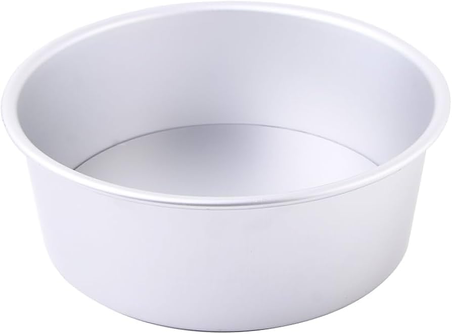 Bakeware Round Cake Pan 8”, 9.4” & 10.2” x 4” with Removable Bottom