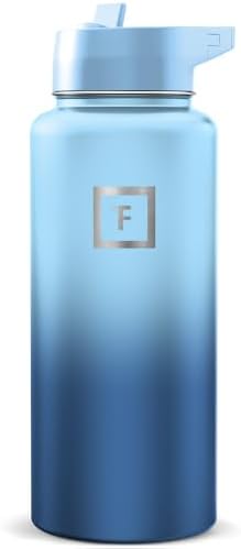 IRON °FLASK 32 oz Wide Mouth Water Bottle with Straw
