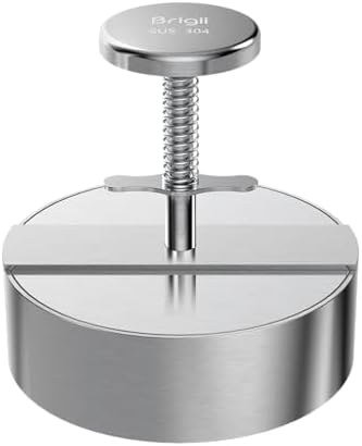 Brigii Burger Press, 5.5" Stainless Steel