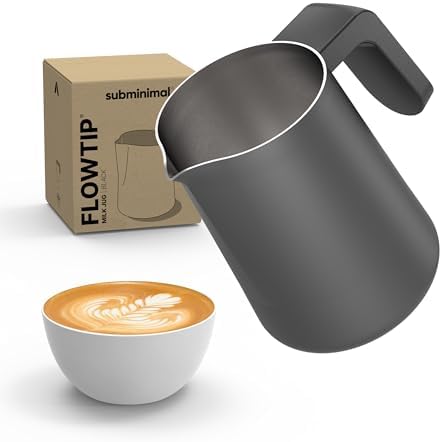 Subminimal FlowTip Milk Jug - Stovetop Milk Frothing, Foaming Pitcher