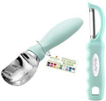 Spring Chef Professional Ice Cream Scoop & Stainless Steel Swivel