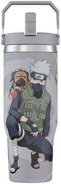 Naruto Kakashi Ninja Pup Anime Tumbler with Lid, 30 Oz, Stainless