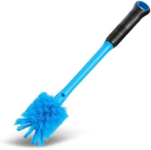 MOSOLAN 2-in-1 Bottle Brush and Straw Cleaner Brush, Breezy Blue