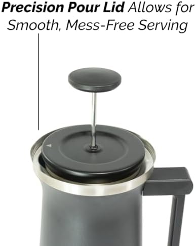 Ethoz by Planetary Design French Press, 32oz Stainless Steel