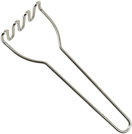 R&M Mini Potato Masher 6" – Stainless Steel Kitchen Tool for Mashing