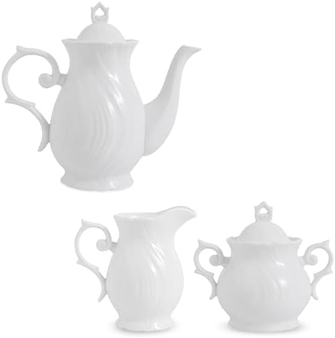 Agyiuns tea pot ceramic Sugar and Creamer Set Ceramic