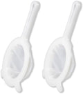 2 Pack 120 Micron Fine Mesh Strainer, Nylon and Plastic Fine Mesh