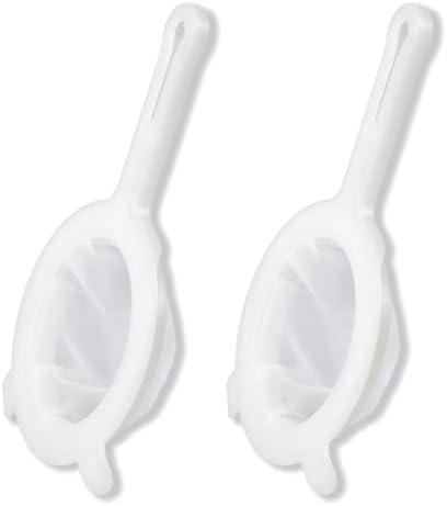 2 Pack 120 Micron Fine Mesh Strainer, Nylon and Plastic Fine Mesh