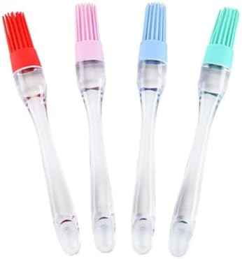 4pcs Silicone Pastry Brush Set for Baking and Bbq Grilling