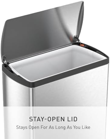 simplehuman 50 Liter Rectangular Kitchen Step Trash Can