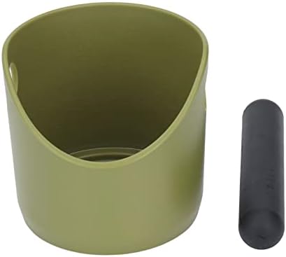 Fdit Coffee Knock Box, Plastic Rubber Coffee Grind Dump Bin with