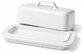 Sweese Ceramic Butter Dish with Lid for Countertop, 6.6“ Large Butter