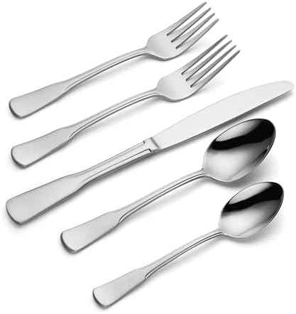 Oneida Colonial Boston 45-Piece 18/0 Silverware Set for 8, Flatware