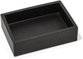 Yew Design Matte Black Square Soap Dish