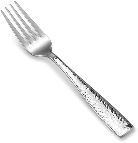 KEAWELL Premium Louis 4-Piece Hammered Salad Fork Set
