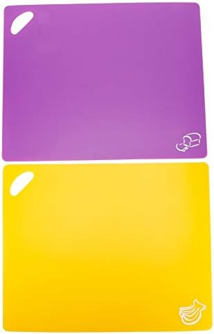 6 - Piece Color - Coded Cutting Board Set, Flexible Non - Slip