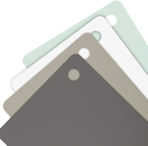 Tovolo Large Flexible Cutting Mats Set of 4 Chopping Boards for Meal