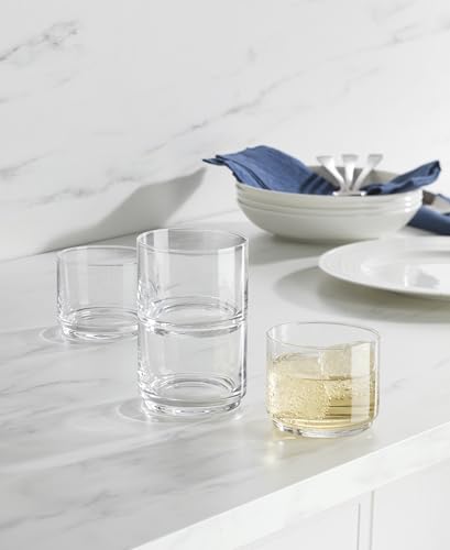 Lenox Tuscany Classics 2.5" H Stackable 9oz Short Drinking Glasses Set