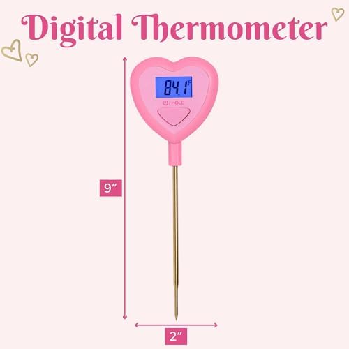 Paris Hilton Digital Heart Shaped Thermometer, Pink