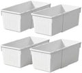 Extendable Drawer Organizer Expandable Storage Bins for Kitchen Pantry