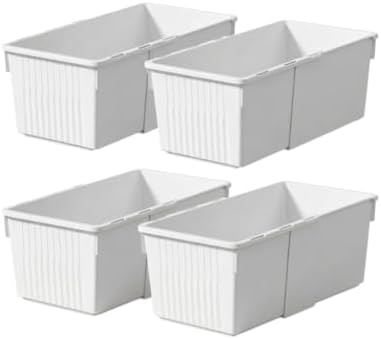 Extendable Drawer Organizer Expandable Storage Bins for Kitchen Pantry