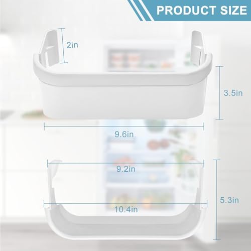 AMI PARTS 240351601 Refrigerator Freezer Door Bin Side Frame (2 Pack)