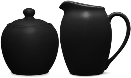 Noritake Colorwave Graphite Sugar and Creamer Set
