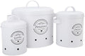Hyuduo Carbon Steel Potato Storage Bin with Lid for Kitchen