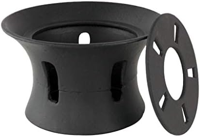 Cast Iron Teapot Warmer - Japanese Teapot Holder Stand - Black