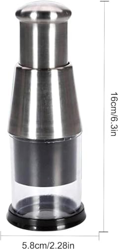 Silver Stainless Steel Garlic Press and Masher