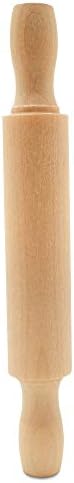 Wooden Mini Rolling Pin, 5 Inches Long, Pack of 6, Great for in The