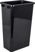 Hardware Resources CAN-50 Black Plastic Waste Container