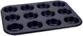 Zyliss E980200 Non-Stick 12 Hole Muffin Tin | Carbon Steel | Dark Blue