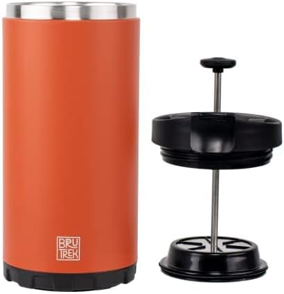 BruTrek Steel Toe 3.0 French Press, 20oz