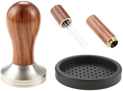 51mm Espresso Tamper & Distributor Kit, Stirrer Espresso Distribution