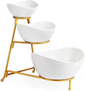 LAUCHUH Serving Dishes for Entertaining Porcelain Serving Bowls for