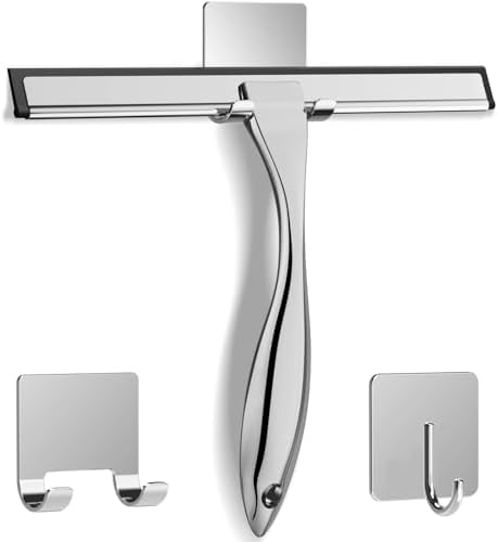 Stainless Steel Shower Squeegee for Glass, 10 Inch