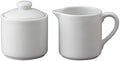 HIC Kitchen Contemporary Creamer And Sugar Bowl With Lid Set, Fine