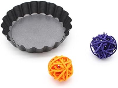 BESPORTBLE Mini Tart Pan round Baking Tray Set, 4-inch Non-stick