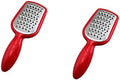 2 Pcs. Stainless Steel Mini Grater Cheese Garlic Nutmeg Chocolate 5"