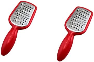 2 Pcs. Stainless Steel Mini Grater Cheese Garlic Nutmeg Chocolate 5"