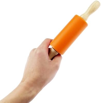 4 Pack Mini Small Rolling Pin 9 Inch Kids Rolling Pin Wooden Handle