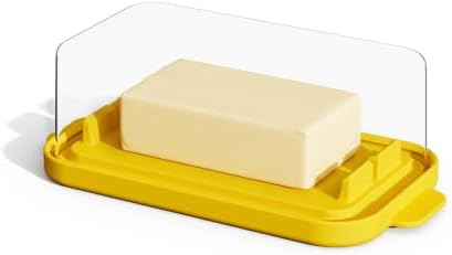 Butter Dish with Lid for Countertop, Butter Holder With Airtight