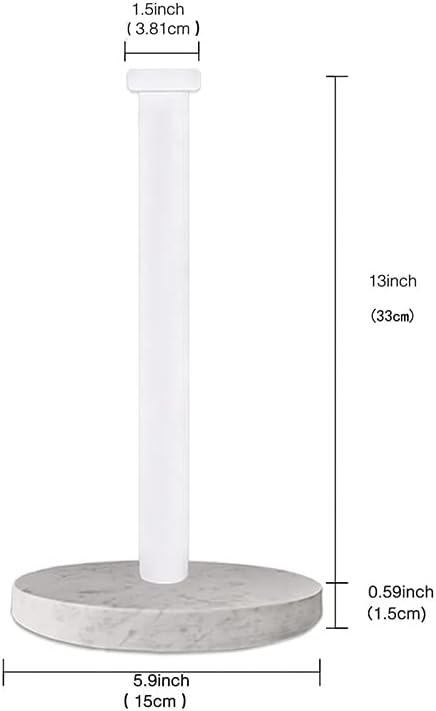 Paper Towel Holder Countertop, Standing Paper Towel Roll Holder - Image 2