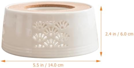 Ceramic Tea Warmer with Hollow Design for Gentle Heating