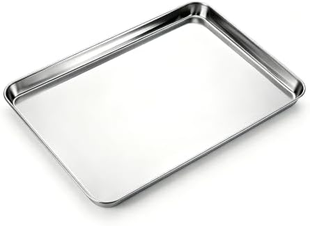 Herogo Cookie Baking Sheet 1 Pack, 12.5”x 9.7” Quarter Sheet Pan Tray