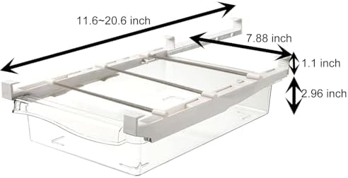 2 Pack Pull-Out Egg Holders for Refrigerator