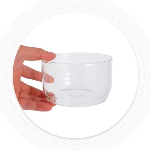 2pcs High-boron Glass Mixing Bowls for Kitchen Baking