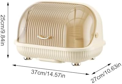 Dish Drying Rack Space Saving with Handle Drip Tray